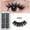 A, variant on TYTSPEASY False Eyelashes Lashes Pack 10 Pairs 8D Dramatic Eyelashes Wispy Cat Eye Style Volume Eye Lashes Multipack Kit De PestañAs Naturales Wispy Lash Clusters Kit Natural Eyelash Extensiones De