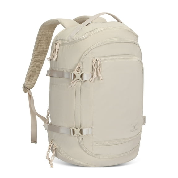 Hynes Eagle 20L Travel Backpack Lightweight Water-Resistant Flight Approved Carry On, Beige