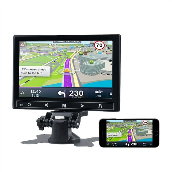 7" LCD HD Wireless Car Headrest Monitor HDMI/VGA/AV/USB/SD TV&PC 2 Channel Video Input Security Monitor DVD player With Speaker ,Clear Images