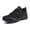 Black, variant on LASUDRAA Men's Women's Hiking Shoes, Non-Slip Wear-Resistant Outdoor Trekking Trail Shoes, Breathable Lightweight for Hiking Camping