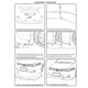 thumbnail image 5 of Kit de cuerpo de labio de parachoques delantero de coche de 3 piezas parachoques ABS, 5 of 6