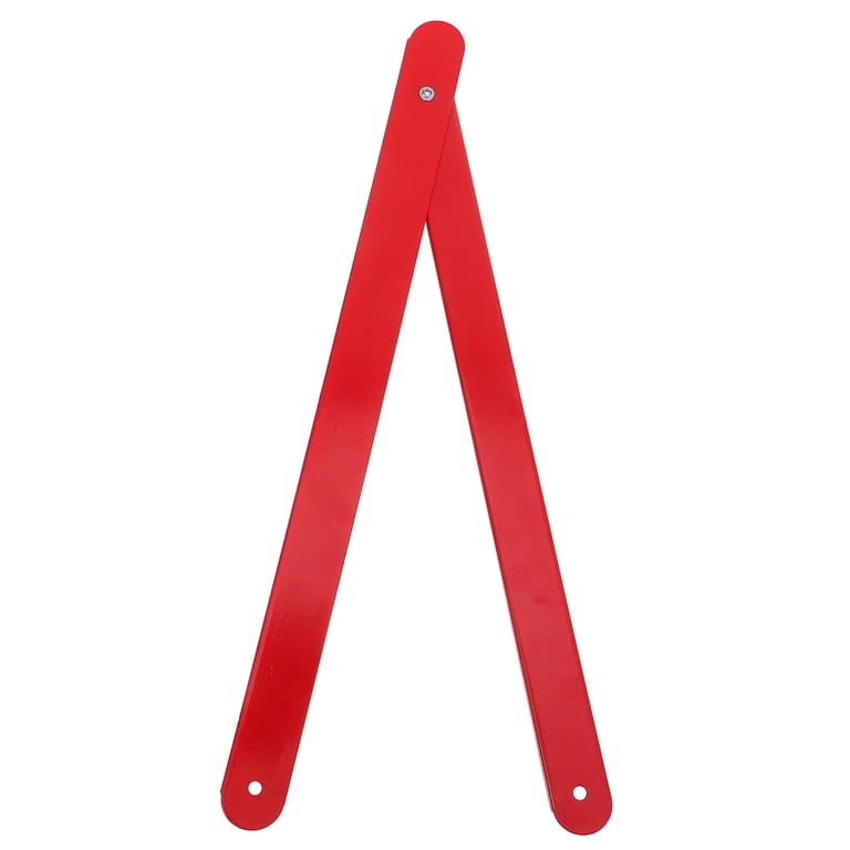 POPETPOP Step Ladder Hinge Replacement Kit – Heavy Duty Folding Ladder Hinge Rod For Attic & Step Ladders (Red, Galvanized)
