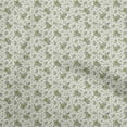thumbnail image 1 of oneOone Cotton Silk Light Green Fabric Florals Fabric For Sewing Printed Craft Fabric By The Yard 42 Inch Wide, 1 of 4