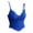 Blue, variant on Aboser Womens Lace Bustier Tops Adjustable Strap Bodice Corset Lace Up Overbust Bodysuit Retro Victorian Lingerie Shapewear Bride Wedding Corsets