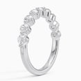 thumbnail image 2 of Dash Jewel 14K White Gold Over Ring for Her - 1.6 Ct Round Cut Lab Diamond Ring - Engagement Wedding Diamond Ring - Causal Office Wear Curve Ring - Daily Wear Diamond Band - Causal Stacking Ring, 2 of 6