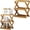 Khaki(3 Layers), variant on olkpmnmk Folding Shoe Rack,Vertical Shoe Rack,Narrow Shoe Rack,2026 Upgraded Foldable Space-Saving Corner Organizer For,Narrow Shoe Shelf for Entryway Closet Dorm,Wood Shoe Rack,1 Pack,10.2"x7.8"