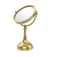 thumbnail image 2 of Height Adjustable 8-in Vanity Top Make-Up Mirror 2X Magnification in Polished Nickel, 2 of 5