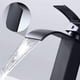 thumbnail image 5 of Grifo mezclador de lavabo moderno para baño, mezclador monomando para lavabo de latón, grifo mezclador de agua fría y caliente negro mate, 5 of 7