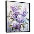 thumbnail image 2 of Designart "Dreams Of Pastel Lilacs V" Lilacs Floater Framed Wall Art Prints, 2 of 5