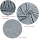 thumbnail image 3 of Fundas para Sillas Juego de 4 Fundas para Sillas Elásticas Fundas para Sillas Universales de Poliéster para Comedor, Hotel, Banquete, Decoración de Fiesta, Boda, Gris Claro Sincero Electrónica, 3 of 5
