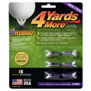 4 Yards More Reduced Friction Golf Tees 1" Hybrid Tee