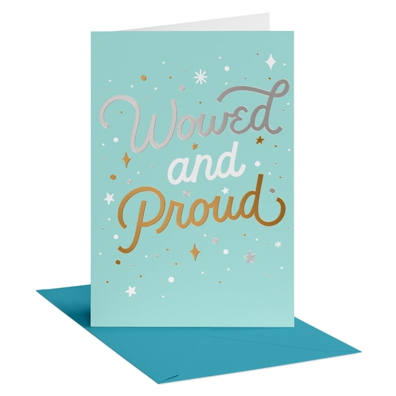 American Greetings Graduation Card for Any Graduate (Wowed and Proud)