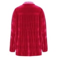 thumbnail image 5 of Spring Tops for Women Homenesgenics Velvet Tops for Women Women's Ladies V-Neck Loose Tops Casual T-Shirts Long Sleeve Blouse/Pink L, 5 of 6