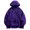 Purple, variant on Mens Hooded Cargo Shell Jacket Outdoor Workwear Windbreaker Jacket Double Zipper Drawstring Sports Coat with Pocket