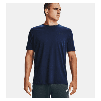 Under Armour Men's HeatGear Loose Fit Workout Shirt Blue Medium