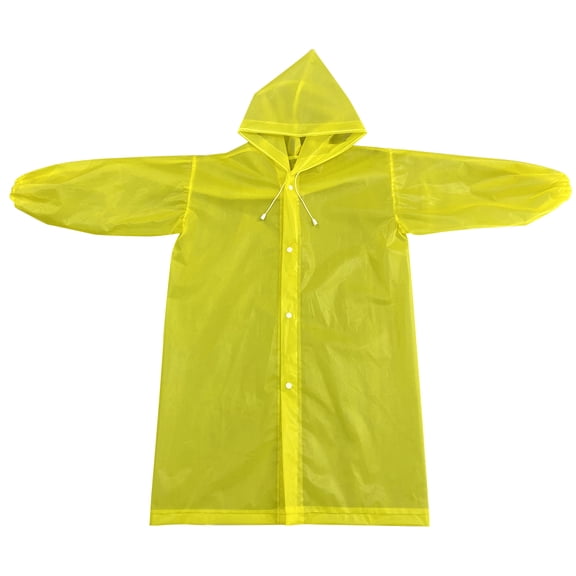 unbranded  3 Pcs Rain Poncho Waterproof Cycling Raincoat Ladies Raincoats with Hoods Travel Yellow