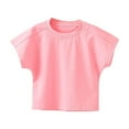 thumbnail image 6 of Admvng Girls' Clothing Sets Boys T-shirts Shorts Sets Loose Outfit Sets Short Sleeve and Shorts Clothing Sets 6 Years, 6 of 6