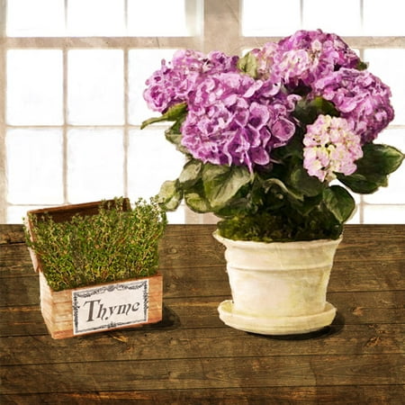 Thyme and Purple Flowers (Best Flowers For Buttonholes)