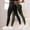 Blackish Green, variant on Women's Pants 2 Pack Thick High Waist Workout Yoga Leggings Summer Pants for Women Black L