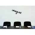 thumbnail image 1 of Custom Decals Imagine Text Lettering Life Quote 16 X 40", 1 of 1