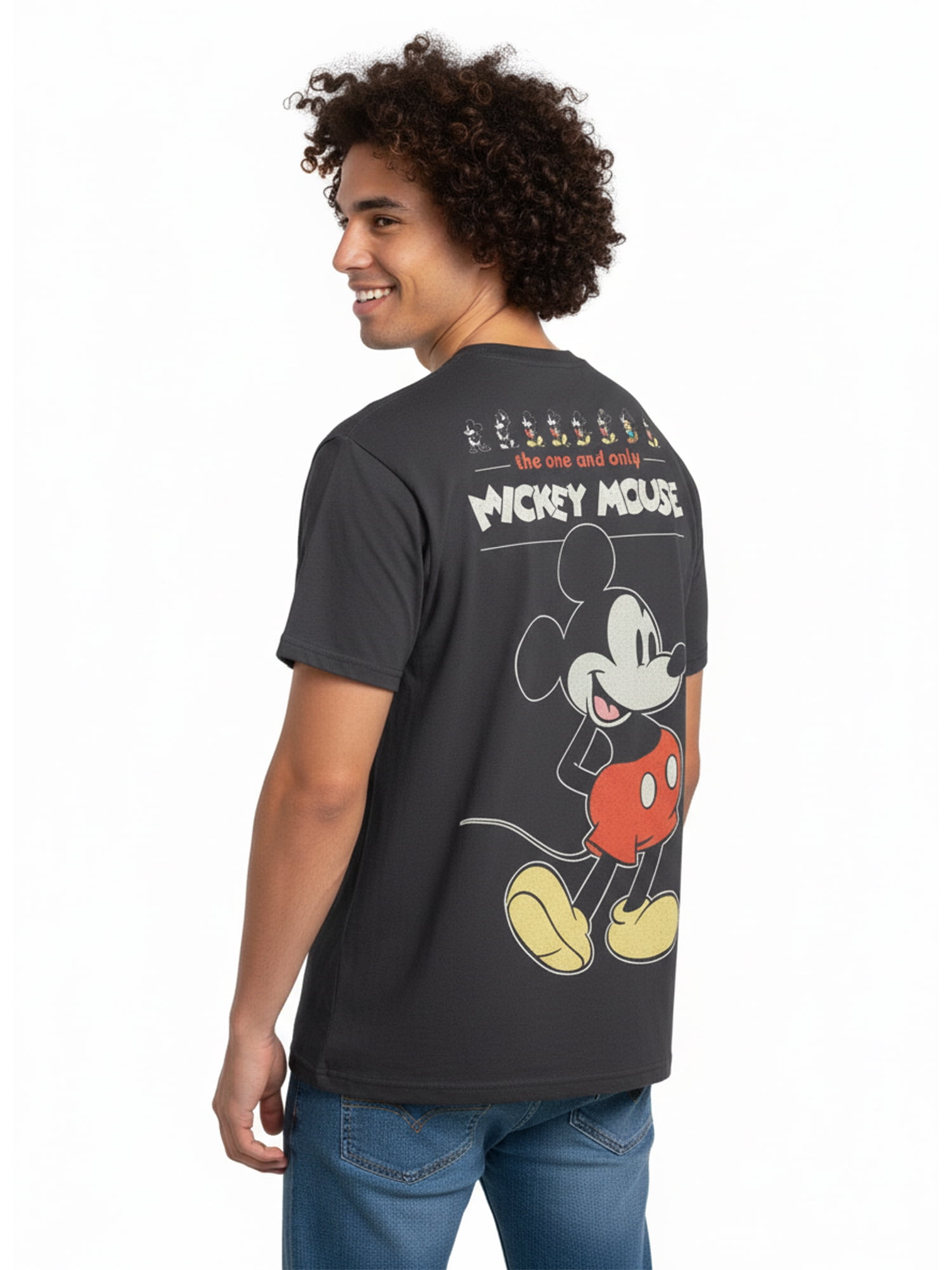 Disney Men's and Big Men's Live on Tour Graphic Tee with Short Sleeves, Sizes S-3XL