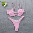thumbnail image 4 of Women Bikini Set Swimsuit Padded Push-up Bra Triangle Swimwear Bathing Suit, 4 of 4