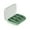 Green #0, variant on LiUMX 7-Day Weekly Pill Organizer Box with Built-in Pill Cutter | 7 Compartment Portable Medicines Storage Case for Travel & Daily Use | BPA-Free & Compact Design