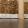 thumbnail image 3 of BoutiqueRugs Baback Contemporary Area Rug - Machine Washable - Peach, Charcoal - 5'3" x 7', 3 of 11