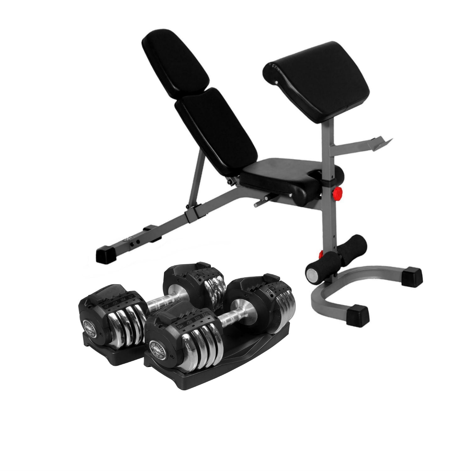 Combo Offer Xmark Fitness Flat Incline Decline Weight Bench With
