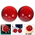 thumbnail image 2 of Decorative Glass Balls Red For Adults Home Decor 2Pcs 1.97In, 2 of 8
