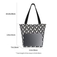 thumbnail image 3 of Fotbe Bowling Pins Bolsa de Playa con Estampado, Bolsa de Hombro, Bolsa de Mano Espaciosa, Bolsa de Viaje Ligera, Bolsa de Compras Versátil, 3 of 6