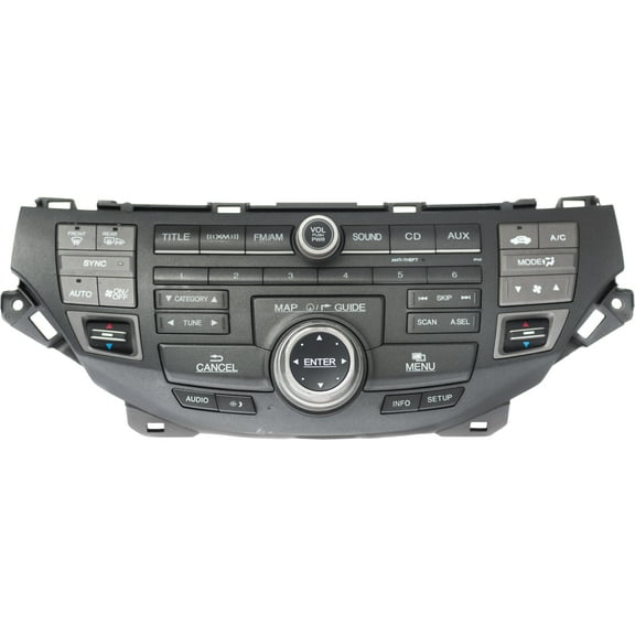 Restored 2010-12 Honda Crosstour AM FM Radio 6 CD Mp3 Satellite Face 3TA5 39100TP6A212M1 (Refurbished)