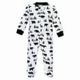 thumbnail image 3 of Hudson Baby Infant Boy Premium Quilted Zipper Sleep and Play, Bear Gray Black, 0-3 Months, 3 of 4