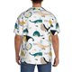 thumbnail image 3 of Fotbe Cute Whale Camisa Estampada de Manga Corta para Hombre, Casual de Verano, Estilo Playero, Sin Arrugas-Medium, 3 of 5