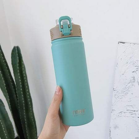 

530/750ml Thermos Bottle 304 Stainless Steel Vacuum Flask With Straw Insulation Straight Cup Coffee Mug Travel Insulated Bottle
