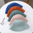 thumbnail image 3 of CoCopeaunts Winter Bucket Hats For Women Knitted Twisted Warm Fishermen Caps Female Panama Bob Black Fisherman Bucket Hats Outdoor Basin Cap, 3 of 6