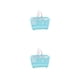 thumbnail image 3 of Yuarrent Cesta de almacenamiento de escritorio ordenada con cesta portátil de gran capacidad Almacenamiento de artículos diversos bebe azul cuadrado 2Conjunto, 3 of 6
