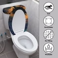 thumbnail image 4 of HELLHERO Happy Halloween Toilet Seat Covers Set 2 Pcs Set Comfortable and Practical Thanksgiving for Bathroom Home, Stretch, 4 of 8