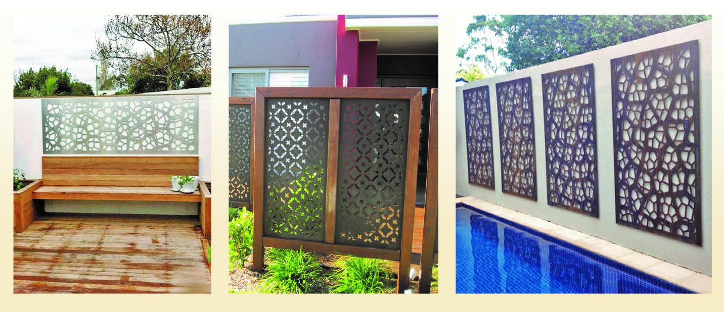 Decorative Garden Screens Stratco Shelly Lighting