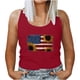 thumbnail image 1 of Cuello redondo para mujer Día de la Independencia Impresión Sin mangas Casual Chaleco suelto Tops Fridja  gh143, 1 of 5