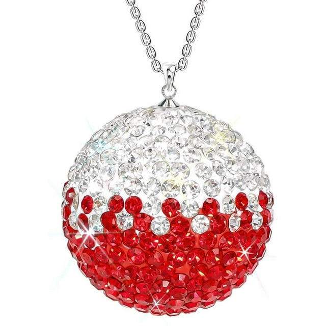 Bola de cristal para coche, bola ostentosa para coche, adornos colgantes, colgante para espejo retrovisor de coche, decoración interior de diamantes de imitación para mujer Ormromra LRWJ443-6