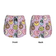 thumbnail image 3 of Hirioo Cute Donuts for Women's Double Layer Athletic Shorts High-Performance Gym Shorts with Inner Pocket, Elastic Waistband-XX-Large, 3 of 7