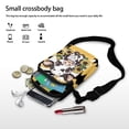 thumbnail image 7 of HELLHERO Sunflower Cow Women Messenger Bag Polyester with Adjustable Strap for Travel Daily Use, 7 of 7