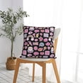 thumbnail image 5 of Yiaed Elements Print Pillow Covers Super Soft Decorative Square Throw Pillow Covers Case Cushion Covers for Sofa Couch Bedroom Car Decor（No pillow core）-20"x20", 5 of 7