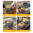 thumbnail image 6 of Titanium Camping Pot with Foldable Handles for Outdoor Camping Cooking Hiking Backpacking Portable Cookware, 6 of 7
