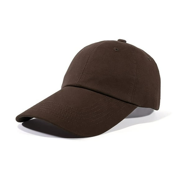 4.3 inch Long Bill Dad Hat Men Women Plain Polo Twill Baseball Cap Unstructured Soft