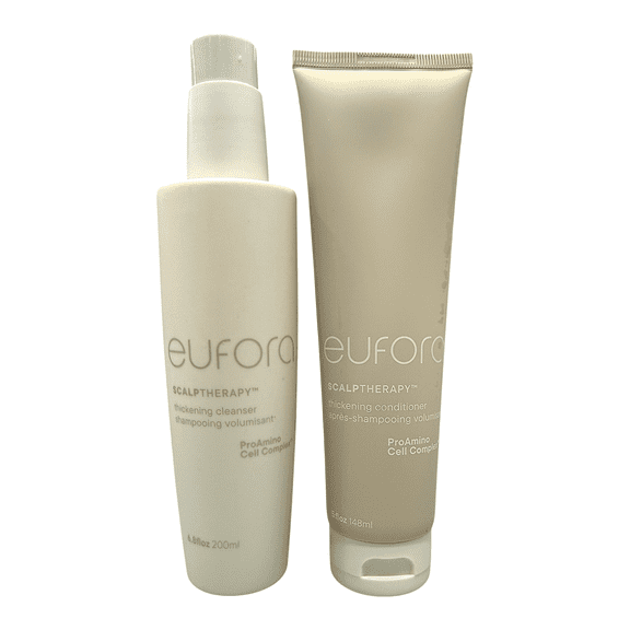 Eufora Scalptherapy Thickening Cleanser 6.8 Oz & Conditioner 5 Oz Set