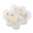 thumbnail image 4 of Bloc de Connexion Filaire, Bornes 20A Haute Praticabilité PA + Laiton pour Machines de Commande Électrique 1-In-1-Out, 2-In-2-Out, 3-In-3-Out, 4 of 8