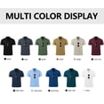 thumbnail image 6 of SPEEDRUN Polo Shirt for Men's and Big Men's, Comfort Collar Casual Golf Polo Shirts with Sunglasses Loop, Sizes 3XL, 6 of 7