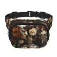 thumbnail image 1 of Balery Vintage Floral Vase A Mochila Cinturón para Mujeres y Hombres, Bolsa de Cintura Impermeable de Doble Capa con Correa, 1 of 9